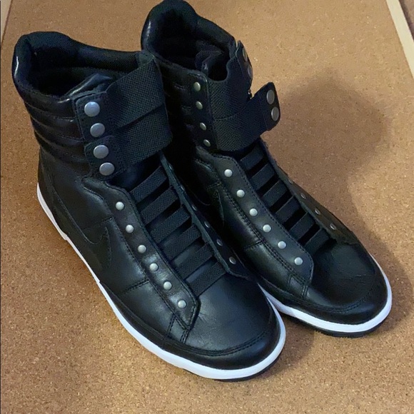 ladies black high tops
